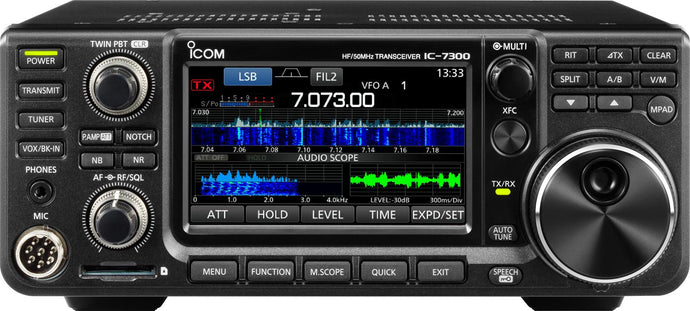 Setting Up an Icom 7300 for 1300 Hz Tones